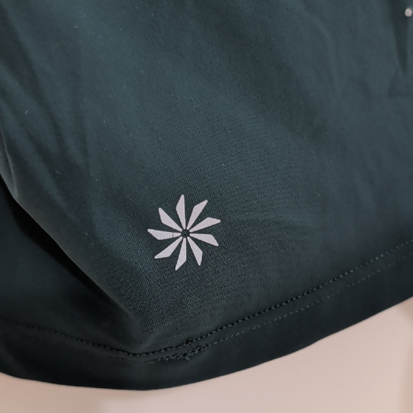 Athleta Ultimate Lasercut Crop Tee Teal NWT - Picture 6 of 8